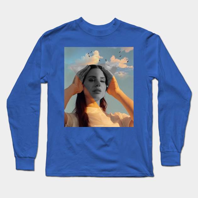 Lana Del Rey Long Sleeve T-Shirt by xmuratakyol